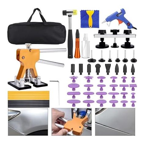 Car Dent Repair Kit, Glue Gun, Mallet (1/5)