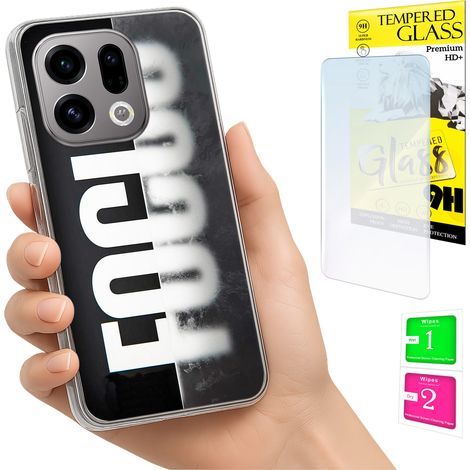 Custodia per Oppo Find X9 con cover fotografica e vetro temperato 9H. (1/5)