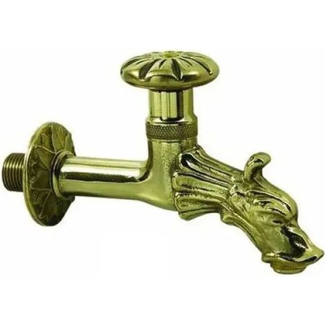 Rubinetto artistico in ottone con volantino 1/2" MANFREDI ANTICENDIO