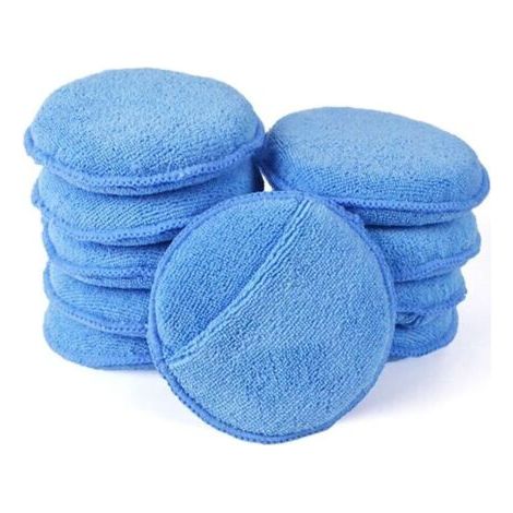 Tampons Applicateurs De Cire En Microfibre Ultra-doux AutoCare Avec Applicateur De Cire à Poche Pour éponge En Mousse Pour Ap (1/4)