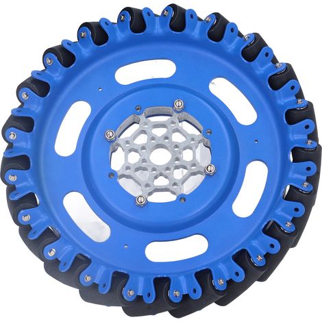 Accessoires pour châssis de voiture robot omnidirectionnelle à monter soi-même, 45°, robuste, 20 cm (8 pouces), 5606-0000-0203, droite (1/5)
