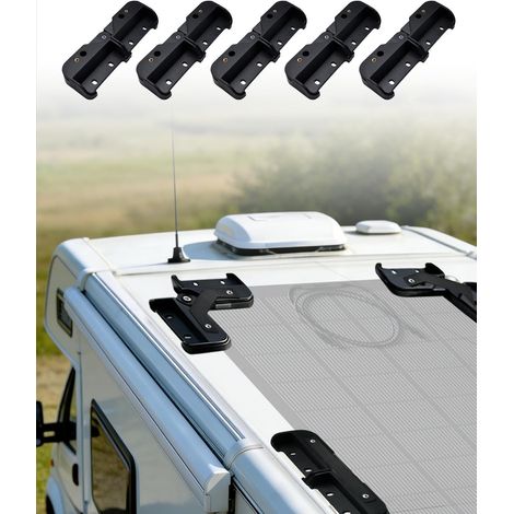 Support Panneau Solaire avec Construction de Refroidissement Suspendue, Installation Rapide, Compatible avec Les modules flexibles et en Verre de Moins de 200 W, Convient pour le Camping (1/5)