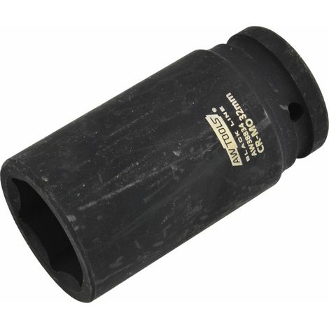 Chiave a bussola awtools black line long impact socket acciaio CrMo 0,68 kg
