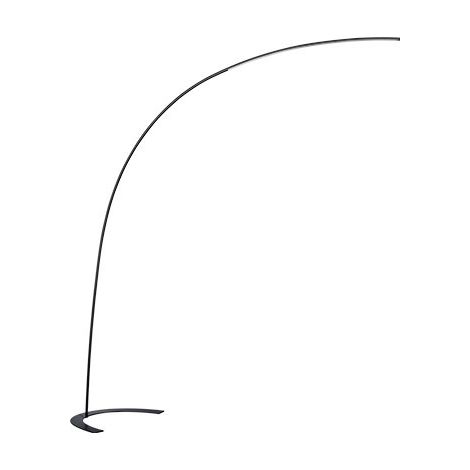 Lampada Piantana Terra Led Moderna Arco Curva Nera 220x200 Shanghai GD Trio (1/4)