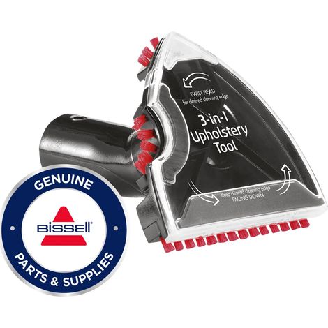 BISSELL Spazzola 3 in 1 per Spotclean e Multiclean Rimuove Efficacemente lo Sporco Ostinato Accessorio Originale Pulisci Moquette, Tappeti, Veicoli e Tappezzeria per Scale 2369 (1/5)