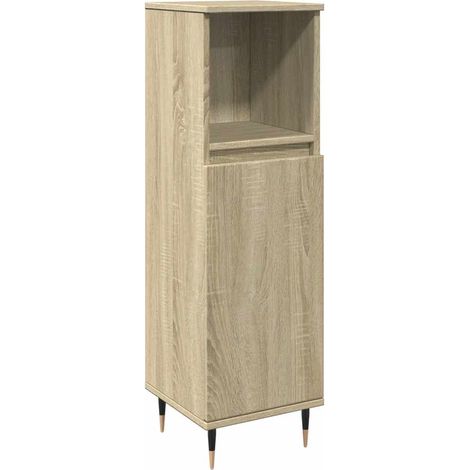 Maison Exclusive - Badschrank Sonoma-Eiche 30x30x100 cm Holzwerks