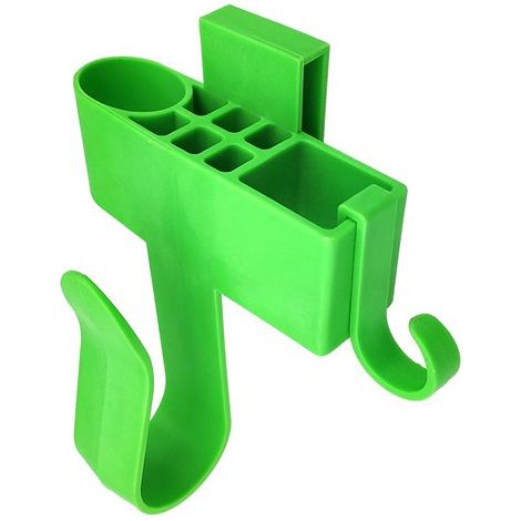 2 piezas de soporte portátil para herramientas con clip para cinturón, soporte de plástico para portabrocas de taladro, gancho para cinturón (1/5)