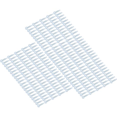 250 vis autoperceuses en acier au carbone zingué pour la fixation de tôles, tête hexagonale M4,8 x 25 (1/5)