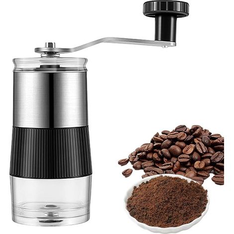Kaffeemühlen-Handbuch,Kaffeebohnenmühle - Handkurbel-Kaffeemühle, Kaffeemühle, rotierende Getreide-Kaffeebohnenmühle für Tropfkaffee