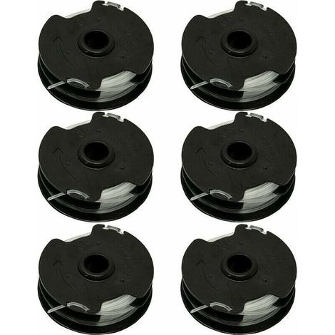 Lot de 6 bobines de rechange pour débroussailleuse sans fil Parkside PRTA 20 Li C3 IAN351753 (1/4)