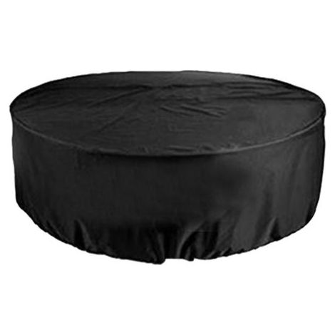 Couverture Argente Ronde de revotement de Meubles d'extrieur de Tissu d'Oxford Couvrant la poussire de Preuve de Protection Contre la poussire de Table de Patio de Jardin (1/5)