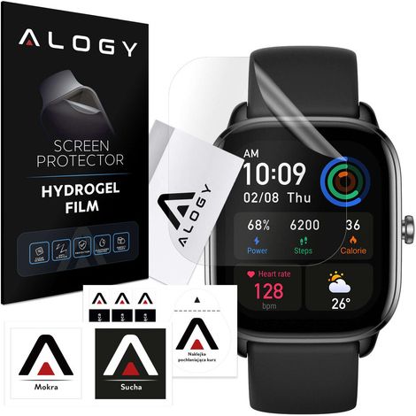 Alogy Hydrogel-Schutzfolie für Xiaomi Amazfit GTS 4 Mini Smartwatch (1/5)