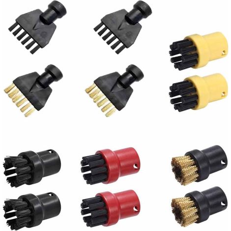 Kompatibel mit den Kärcher Dampfreinigern SC1, SC2, SC3, SC4 und SC5, 12 Zubehörteile für Dampfreiniger (1/5)