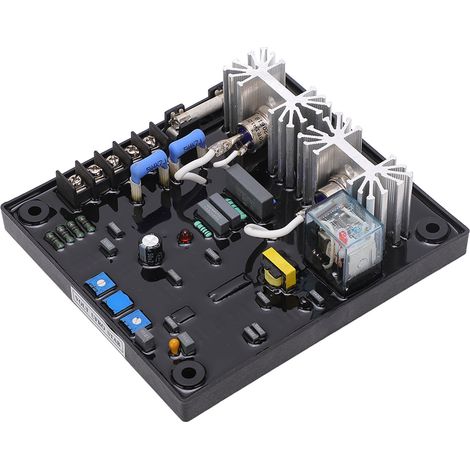 Régulateur de tension automatique (AVR) pour générateur électrique sans balais, stabilisateur 180-240 V, fusible 30 A (1/5)
