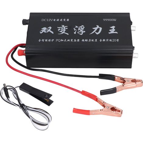 Convertisseur électronique 12V haute puissance, tête onduleur à double conversion, transformateur intelligent pour batterie. (1/5)