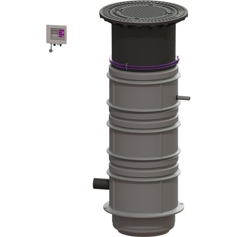 -Pumpstation Aquapump Medium Tronic, GTF 1200, 1800-2250 mm, Klasse D