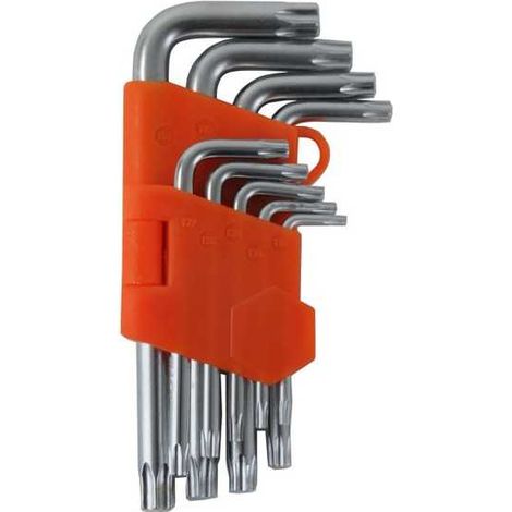 Llaves Torx T10/50 pz.9 con agujero Cv Corte Alte 01976