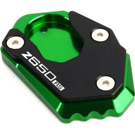 (Vert) Compatible avec KAWASAKI Z650RS Z 650RS 2024 2023 2021 2022 Accessoires moto Béquille latérale Extension de béquille Plaque de support maxpower (1/4)