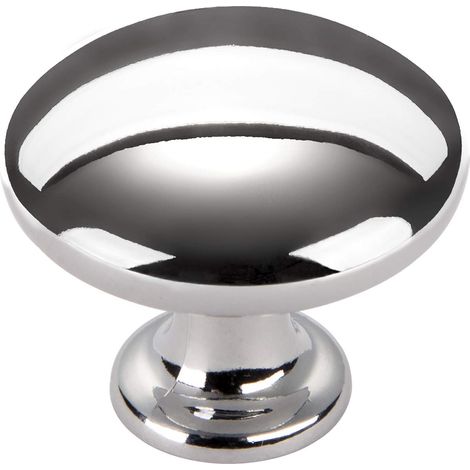 Möbelknopf K-02 Ø 30 mm Chrom poliert