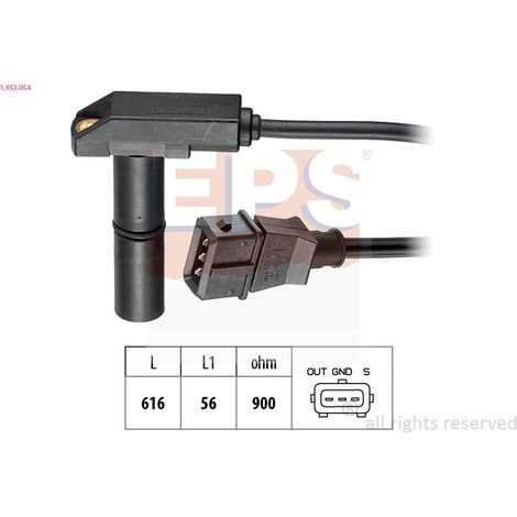 Capteur d'angle, vilebrequin EPS 1.953.054 BMW 1 708 610 12 14 1 274 644