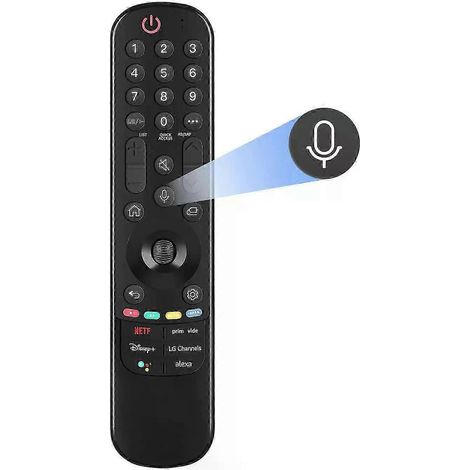 Télécommande de remplacement LG pour Smart TV, MR22GA/GN, télécommande LG Magic Remote pour téléviseurs LG UHD 4K ThinQ WebOS OLED (2019-2022), avec commande vocale SZRH AC (1/5)