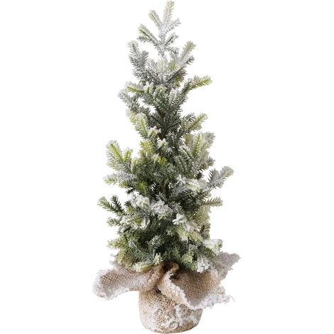 Künstlicher Tannenbaum in einem Topf aus Jute TANNE, 40 cm