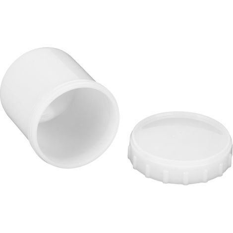 Godet de rechange en plastique de 125 ml pour pistolets à peinture avec filetage femelle de 15 mm (1/5)