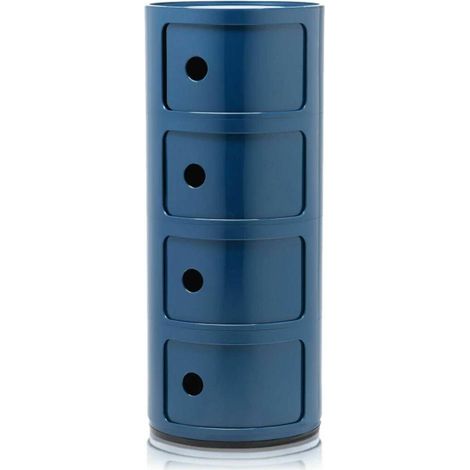 Kartell Componibili contenitore blu 77 cm minimalista