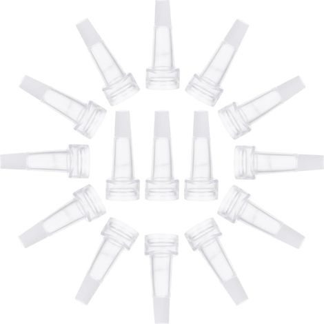 Lot de 50 Bouchons de Flacons en Plastique Tête de Trompette, Couvercles pour Petits Flacons de Laboratoire, Préserve la Pureté du Sérum, Usage Solide (1/5)