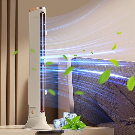 Climatiseur sur pied rechargeable USB, sans pales, hauteur réglable, flux d'air grand angle, pour maison et bureau-KZQ (1/4)