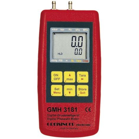 Greisinger GMH 3181-07 Appareil de mesure de la pression pression atmosphérique, gaz non agressifs, (1/5)