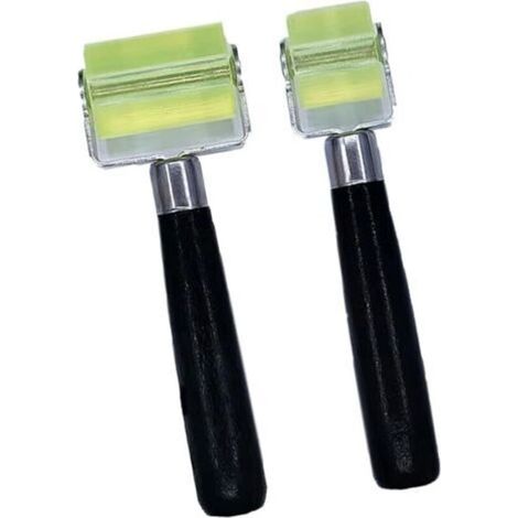 2 Pack Car Sound Insulation Pressing Roller 3cm Glue Roller 5cm Seam Roller Wallpaper Roller Wallpaper Roller Silicone Roller (1/5)
