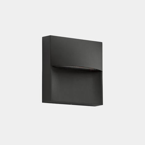 Lampade da parete IP66 Sam 140mm LED 3.5 SW 2700-3200-4000K ON-OFF Nero 269lm