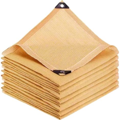 Ombrellone, materiale resistente, protezione solare efficace, beige-a, 3x3 m (1/2)