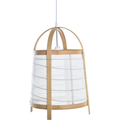 DKD Home Decor Lampe de bureau blanc naturel 32x32x45,5 cm (1/5)