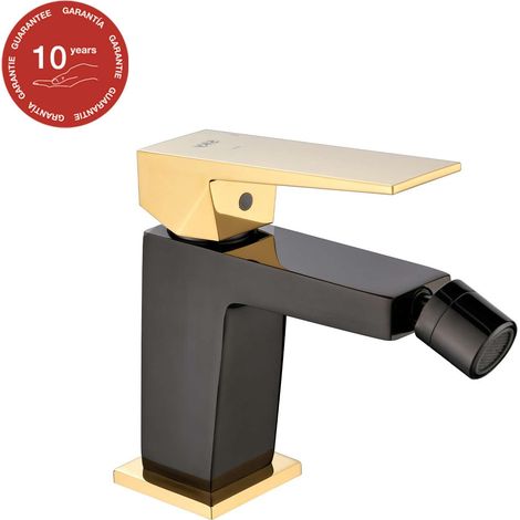 Mitigeur de bidet SKY BATH noir cristal et or PVD série INFINITE (1/5)