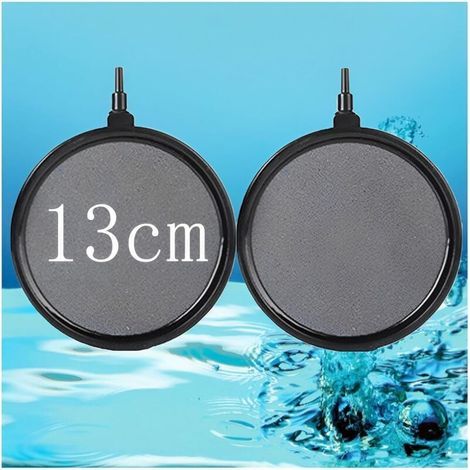 Aquarium Air Pierre Bulleur: Poisson Fish Tank d'air Bulle Bulles Bubble Bulleur Diffuseur Bassin Pompe Pump Boule Stone Pierres Decoration Accessoires 13cm 2pcs (1/5)