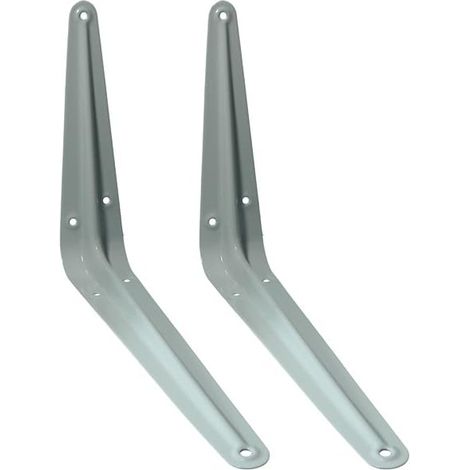 One Stop DIY The Shopfitting Shop Lot de 3 supports d'étagère Motif Londres Blanc 200 x 150 mm