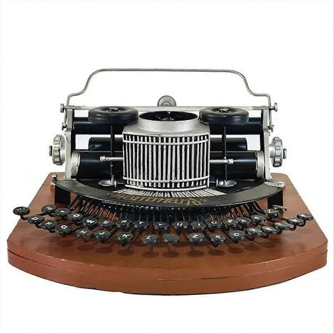 Vintage-Schreibmaschine, Deko-Accessoire, Vitrine, Fotografie, Vintage-Metalldeko-Kunsthandwerk (1/5)