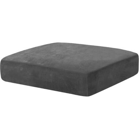 Housse Coussin Canapé Velours. Housse De Coussin Extensible. Universelle Housse Coussin Canape. Housse Assise Canapé Antidérapante. Housse Dossier Canapé. 1 Place. Gris (1/5)