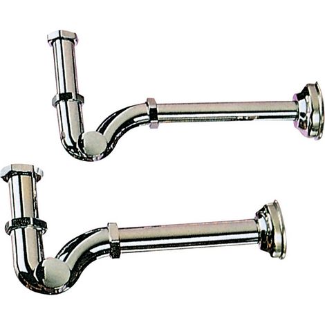 Sifone a esse s in ottone cromato da 1 pollice 1/4 - Salone (1/2)