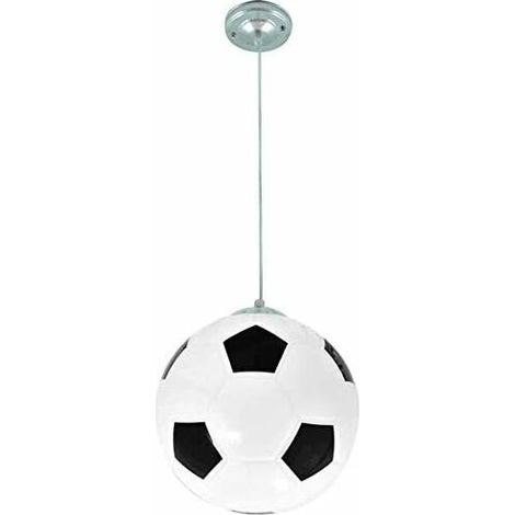 Football Chandelier, Children's Room Chandelier, Interior Lighting, Creative Personality Chandelier, Living Room Dining Room Warm Lighting 20CM (Black) (1/5)