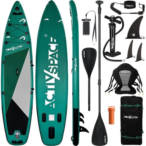 Tavola gonfiabile SUP PRO con paddle board 365 cm - S08