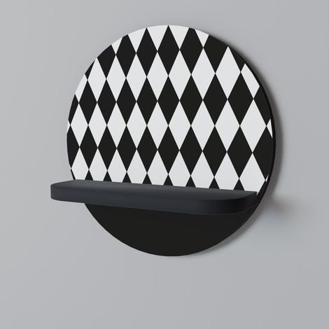 EDGY SERENADE Rundes Regal Schwarz (1/5)