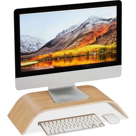 Supporto per monitor in bambu piegato (1/5)