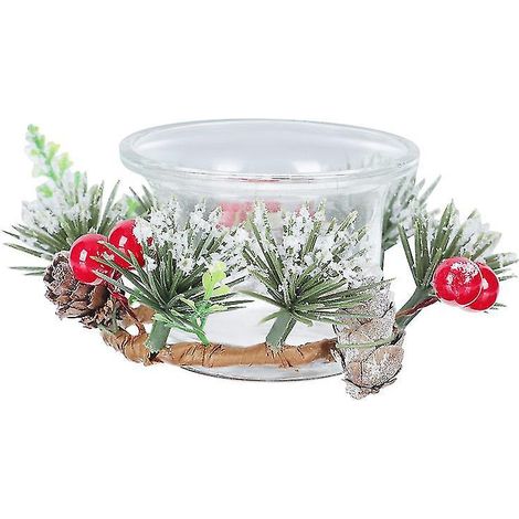 1 guirlande de Noël avec bougeoir (1/3)
