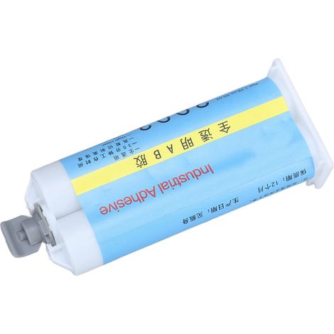 Colle époxy transparente à haute viscosité, résistante aux intempéries, pour métal, verre et bois, 50 ml (1/5)