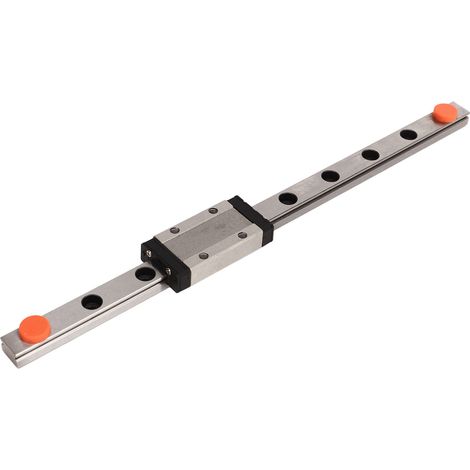 Rail de guidage linéaire 200 mm MGN9H avec curseur allongé pour imprimante 3D et machine-outil CNC