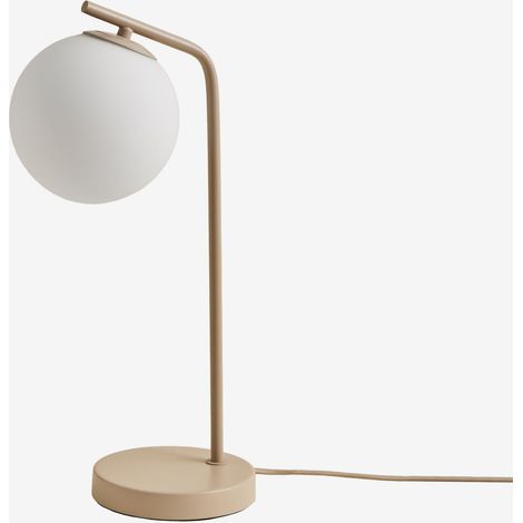 Lampe de table Alligier en métal et verre SKLUM Beige nude (1/5)
