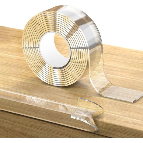 Protege Coin de Table Bebe Transparent, 3M Pré-adhésif Extra Fort Nano Tape, Protection Bebe de Table , Protecteur des Bords et Angles Réfrigérateur (1/5)